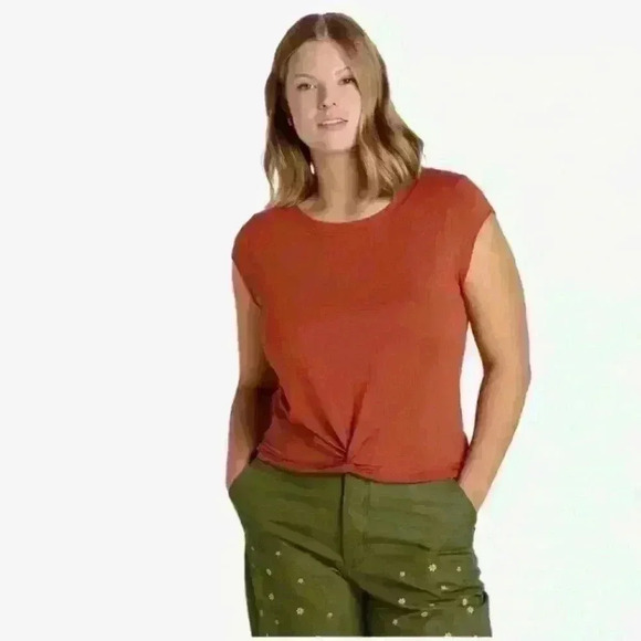 Toad&Co Peach  Coloured T-Shirt - Picture 10 of 10